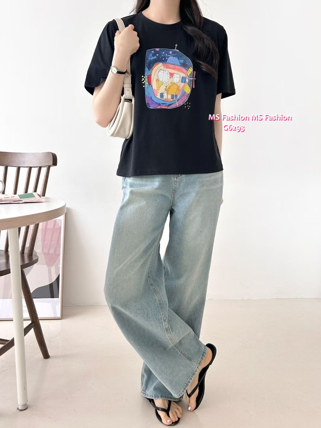 G6293 韓國🇰🇷靚print top 