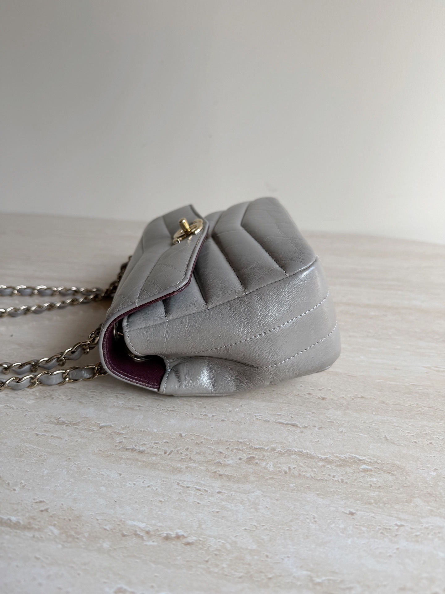 【預訂貨品】Chanel灰色方胖子