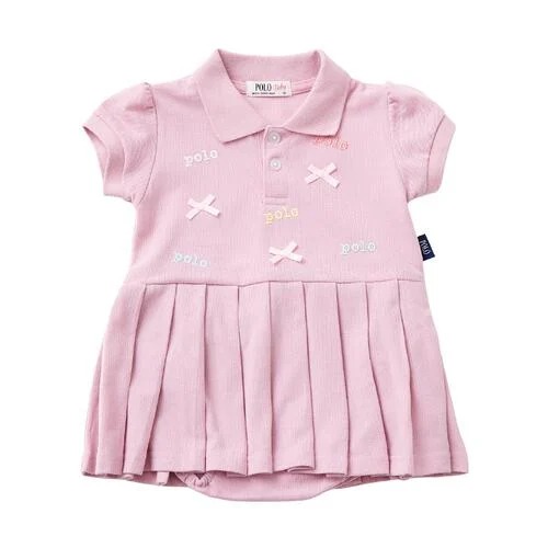 Polo Baby 短袖刺繡絲帶裙 2色可選 70/80cm