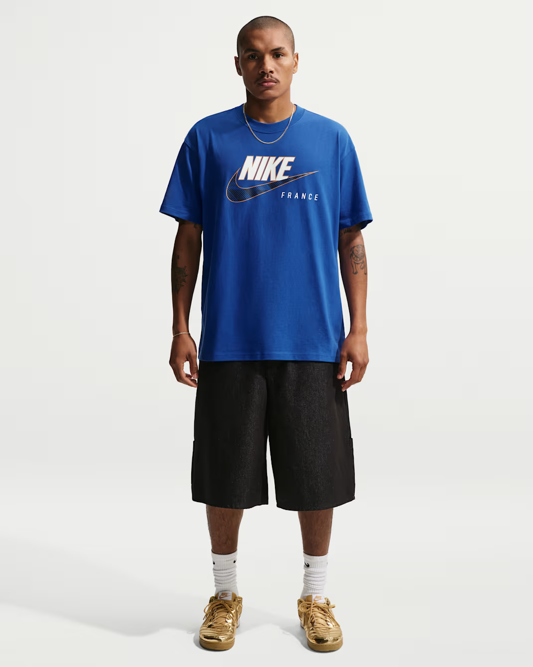 Nike France 法國藍色 2026-27 Futura 標誌純棉 T-Shirt IQ2263
