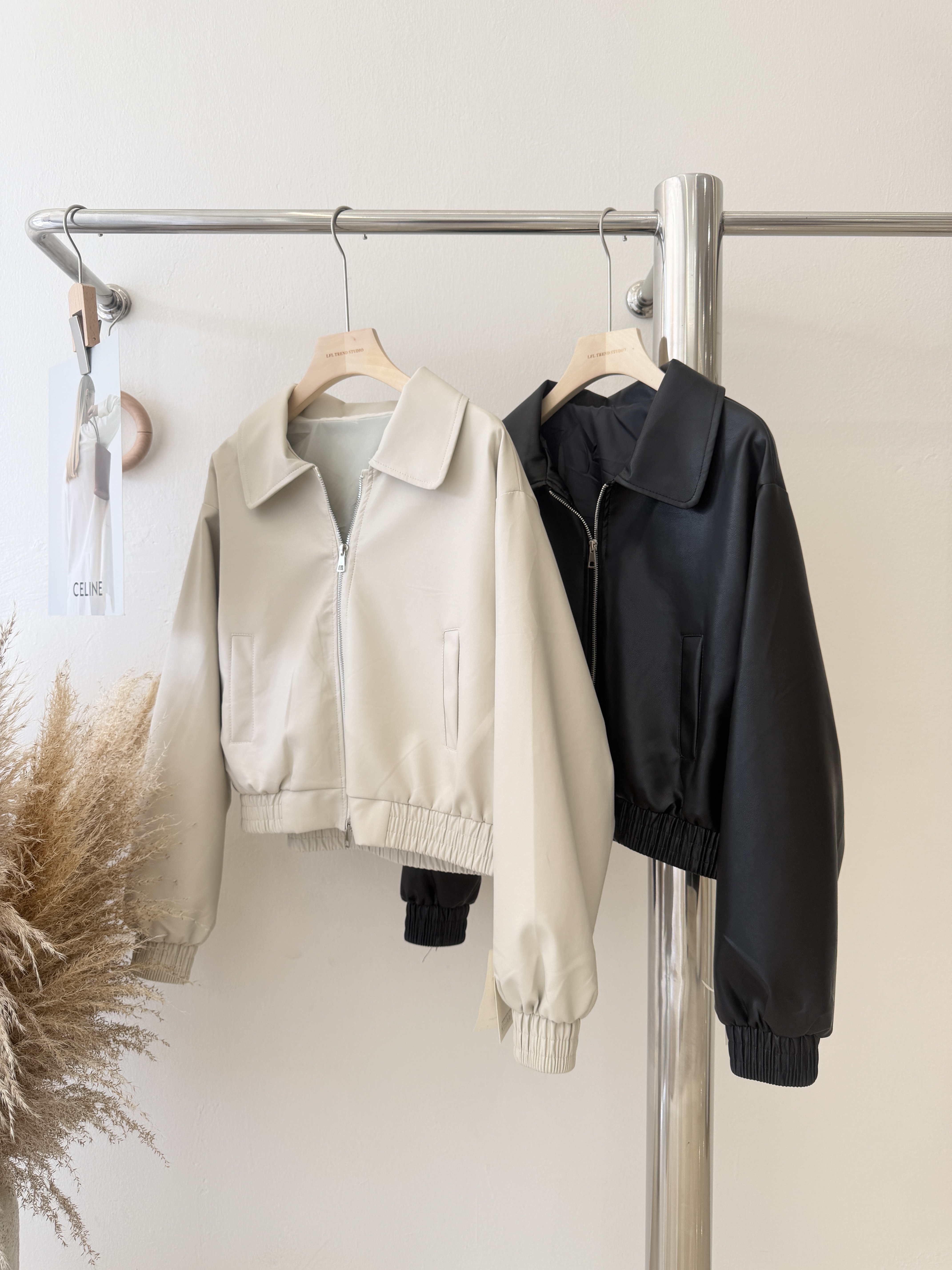 6593 百搭帅气皮外套