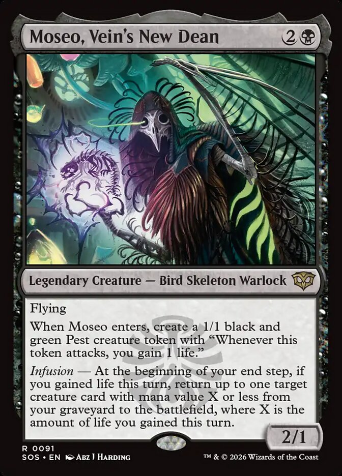 [EN] [Foil] Moseo, Vein's New Dean [SOS-091] R