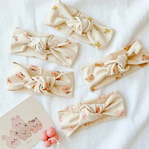 Dottodot 柔軟溫柔觸感鈕結髮帶