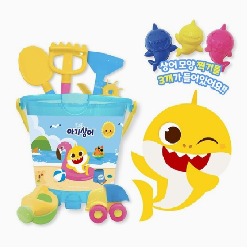  【預訂】韓國直送 Baby Shark 海灘沙灘玩具套裝