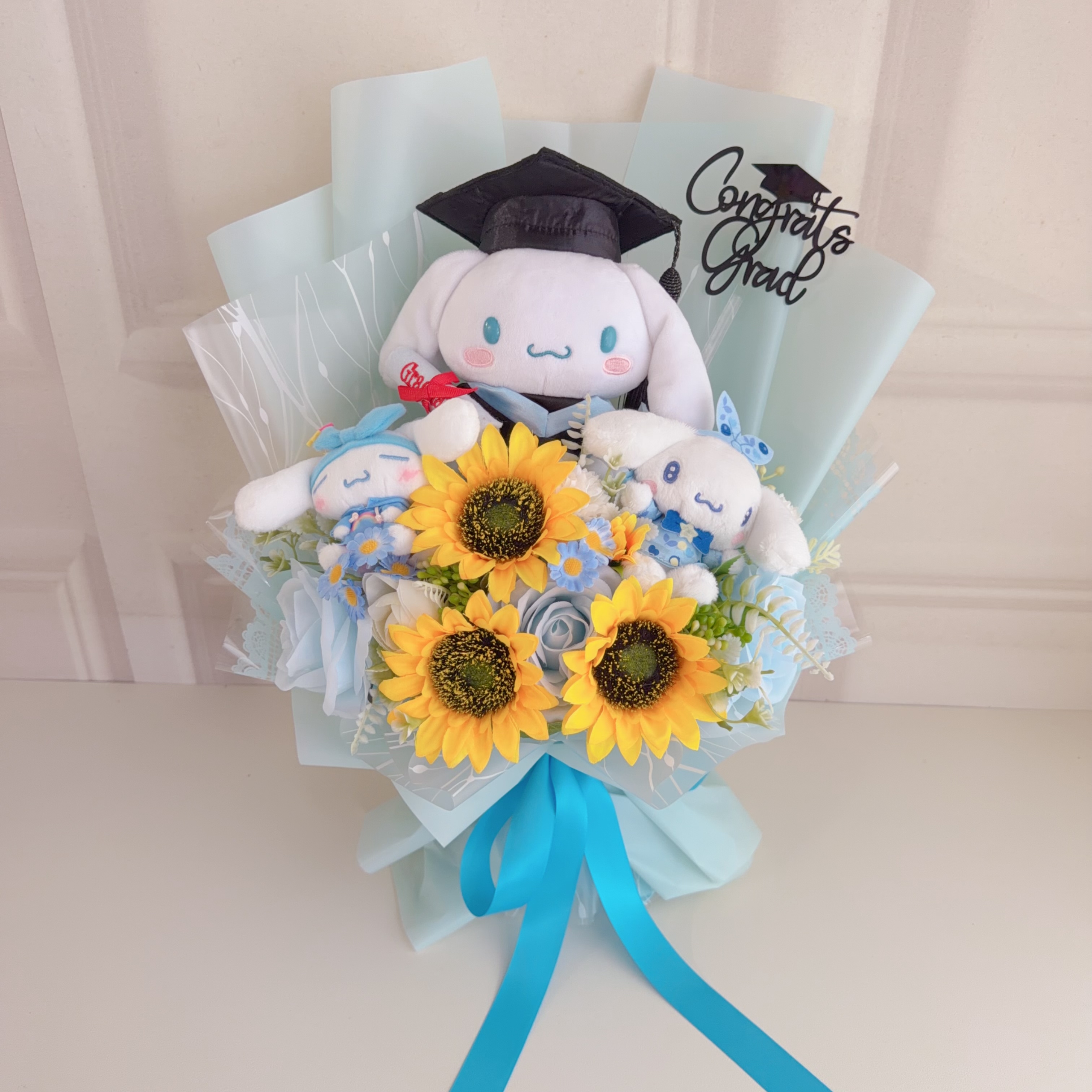 （現貨）肉桂狗畢業花束