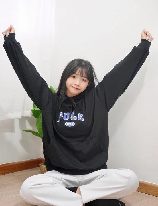 Kr Pole Logo Hoodie Black 