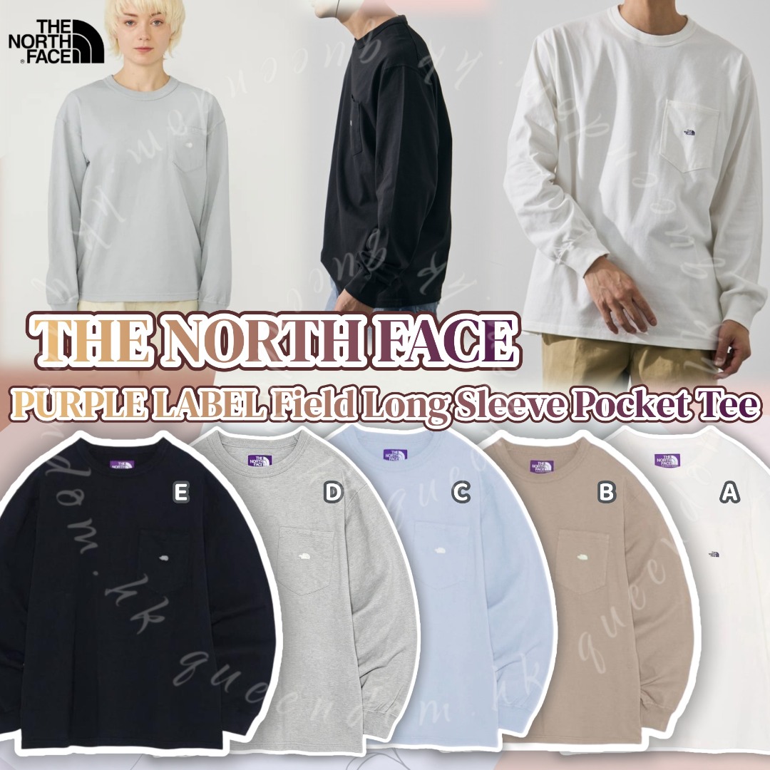 THE NORTH FACE PURPLE LABEL Field Long Sleeve Pocket Tee 長袖Tee
