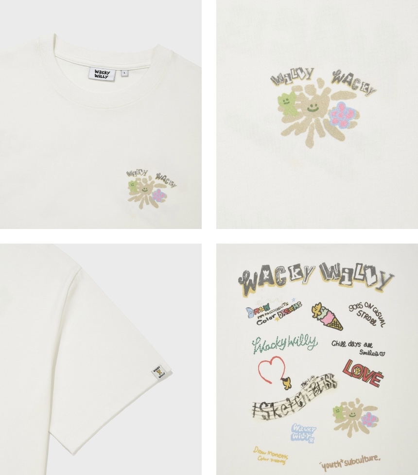 🇰🇷韓國Wacky Willy短袖Tee