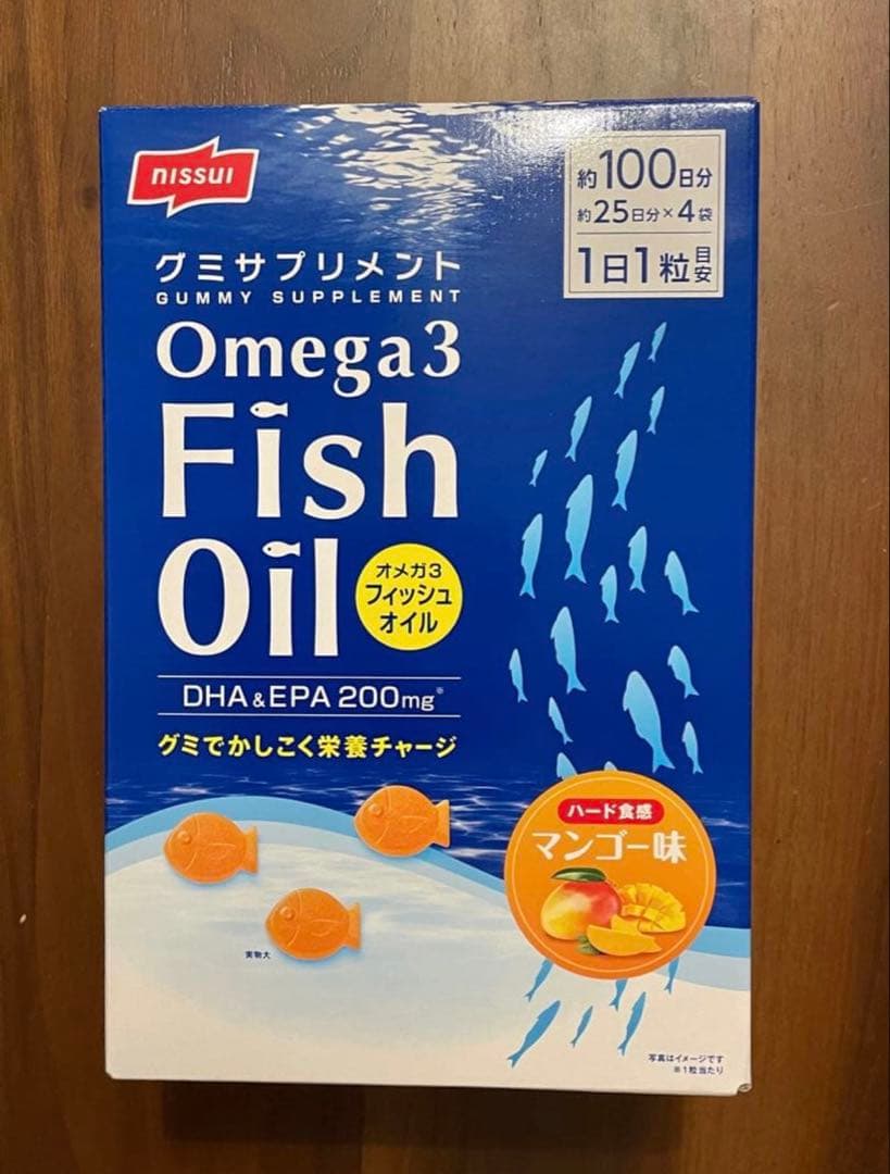 日本 NISSUI Omega-3 魚油軟糖 25日份 
