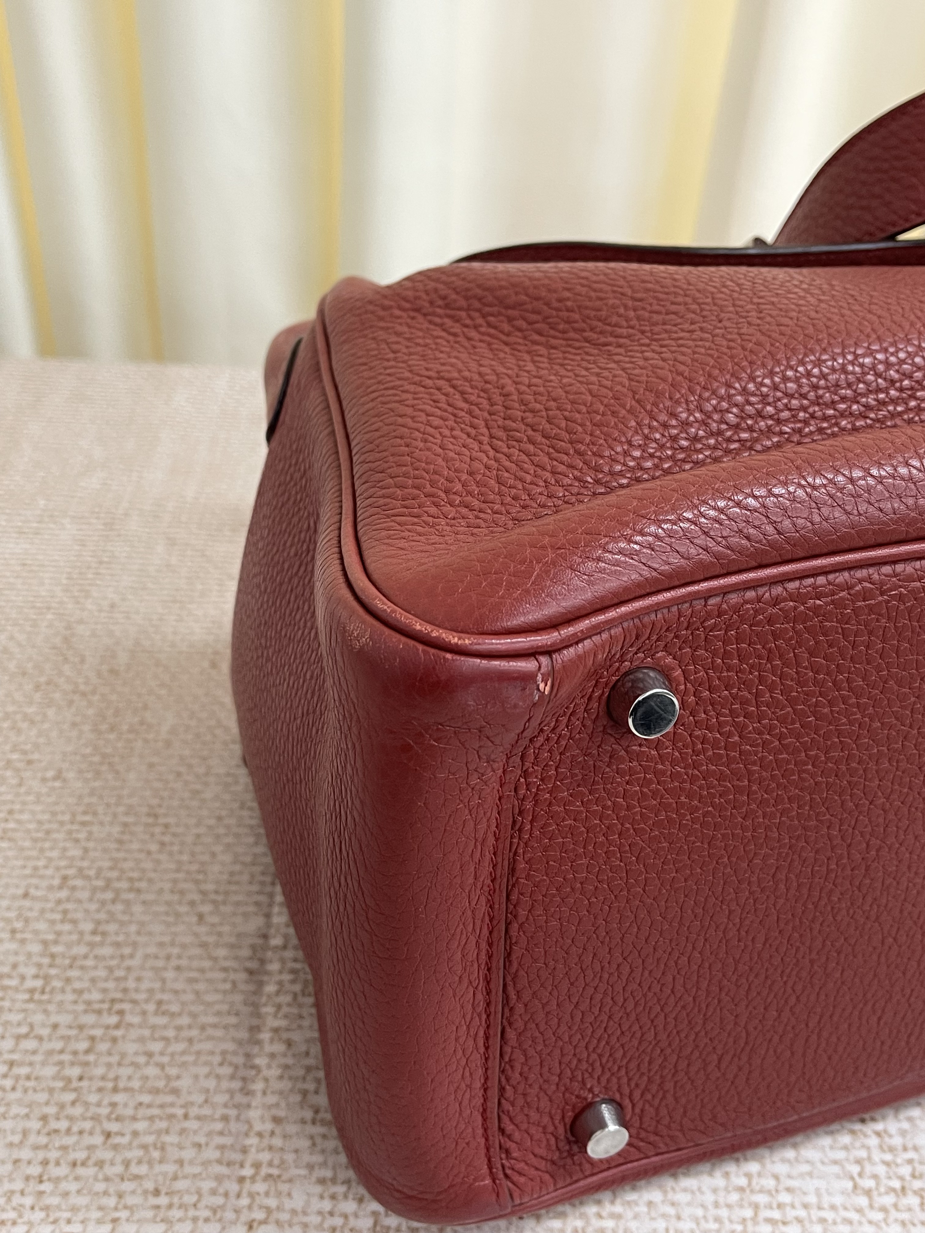 Pre-owned Hermes Lindy 30/ Stamp square M/ Product Code: 26020306