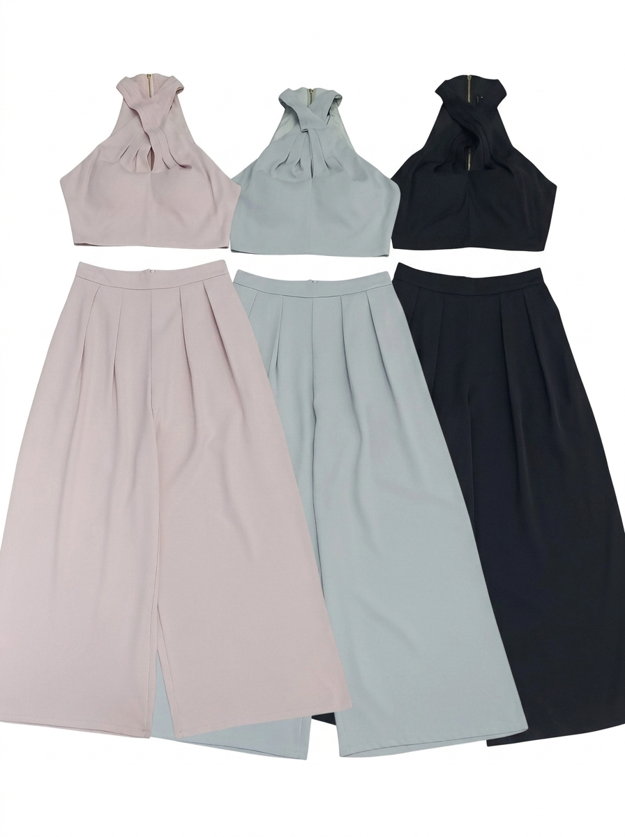 Chic Silhouette Two Piece Set M171