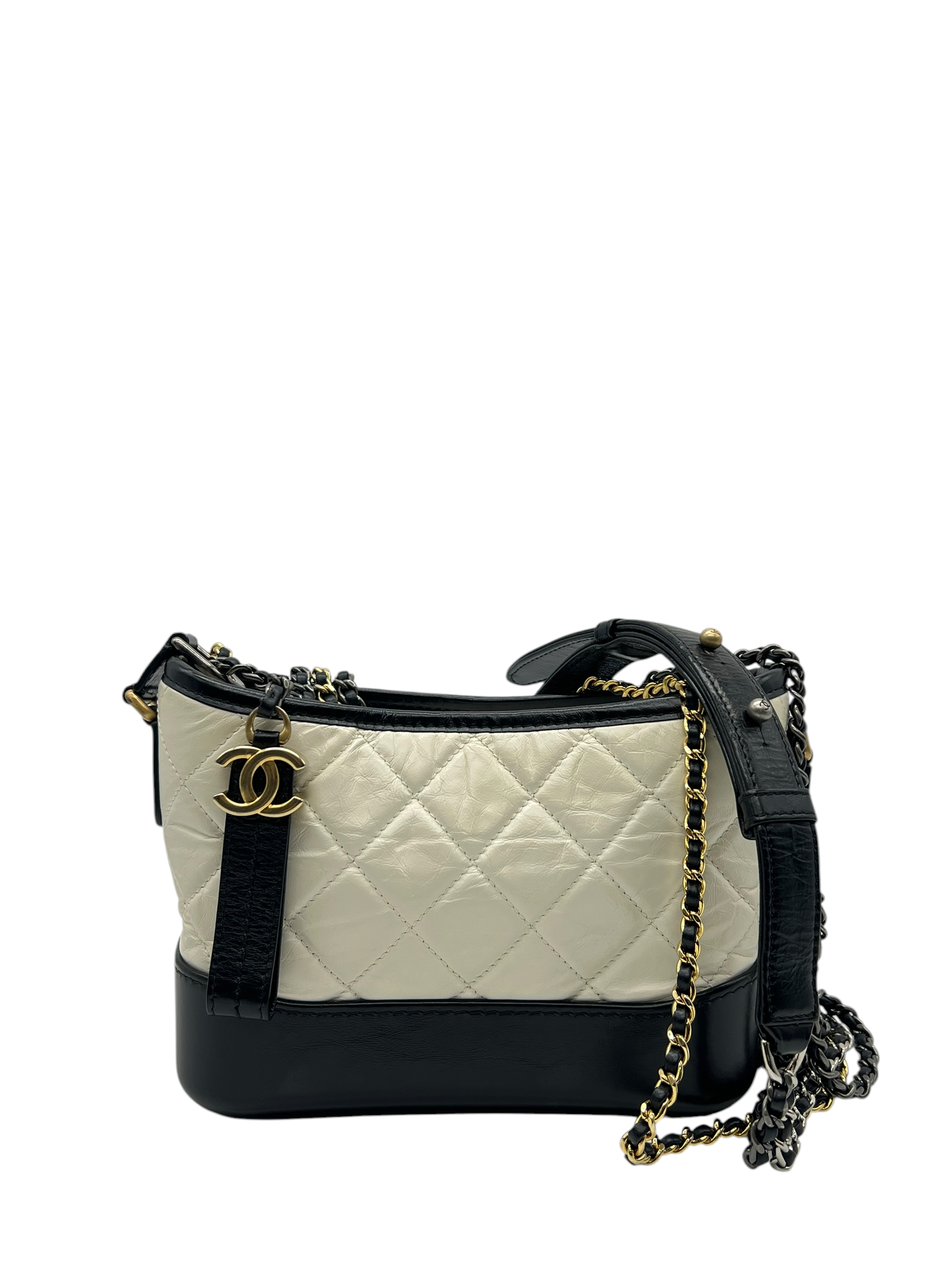 Pre-Owned CHANEL Gabrielle Small Quilted Calfskin Leather Hobo Bag / Product Code: 26052906