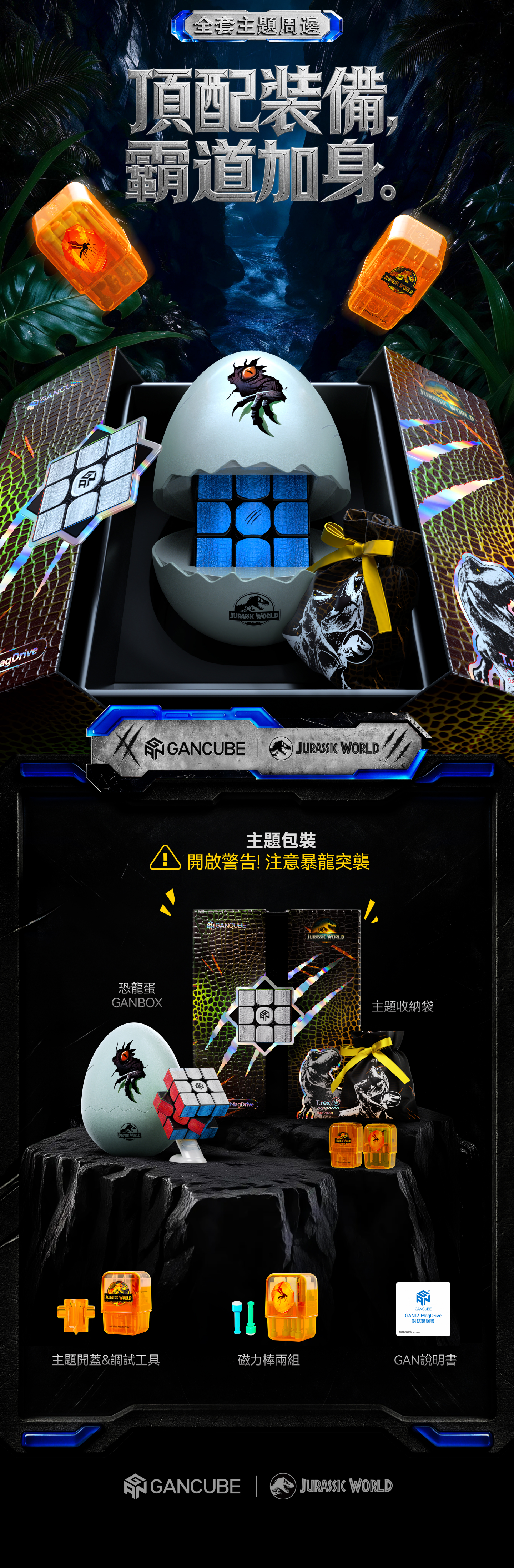 GAN 17 MagDrive Jurassic World 繁體中文產品介紹 6/6