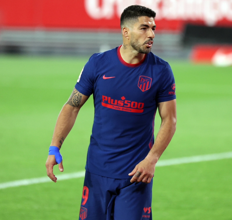 Atletico Madrid 20/21 away shirt  #9 Suarez (Bnwt)