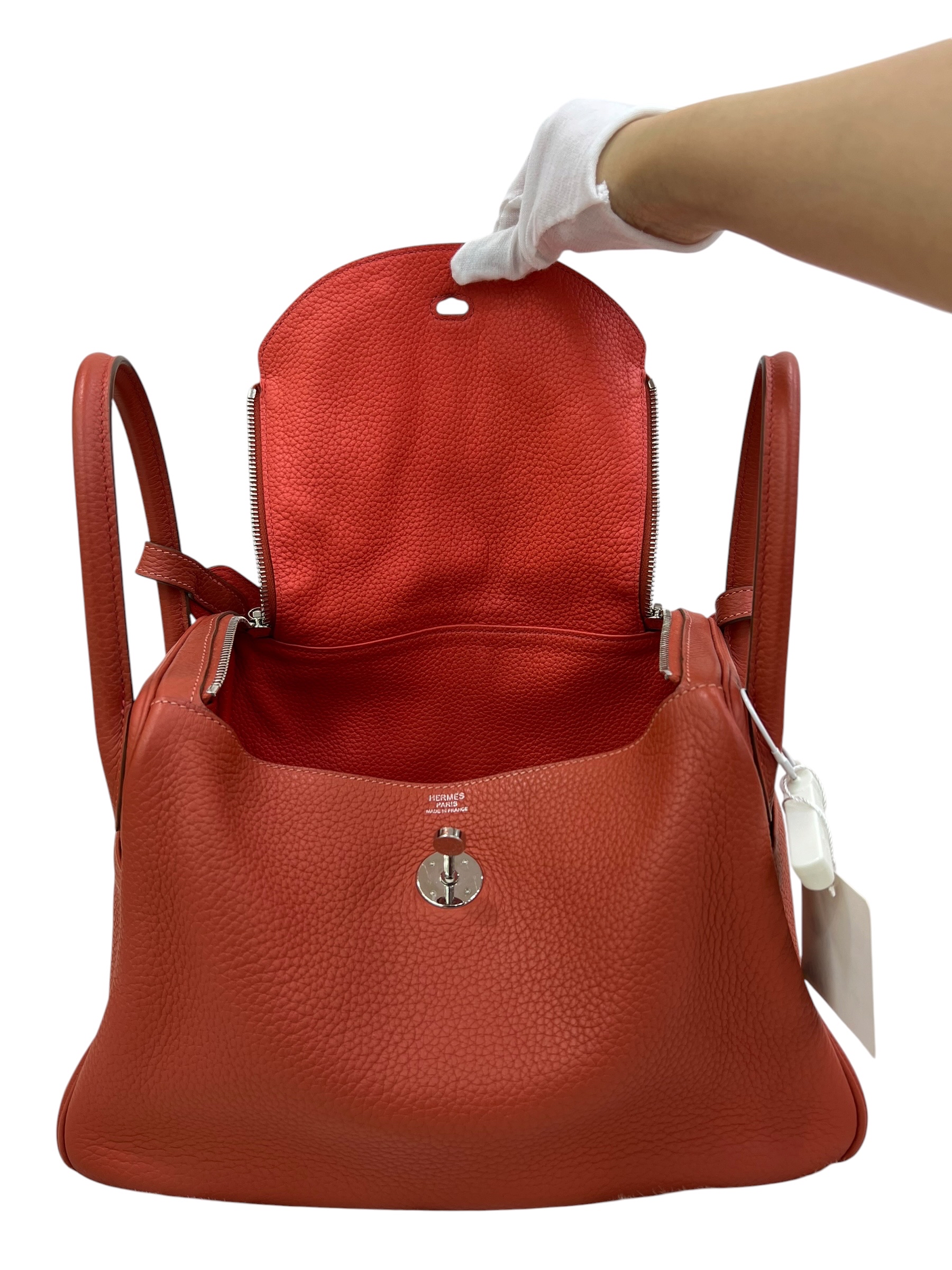 Pre-Owned HERMÉS Lindy 30 Stamp T / Product Code: 063023