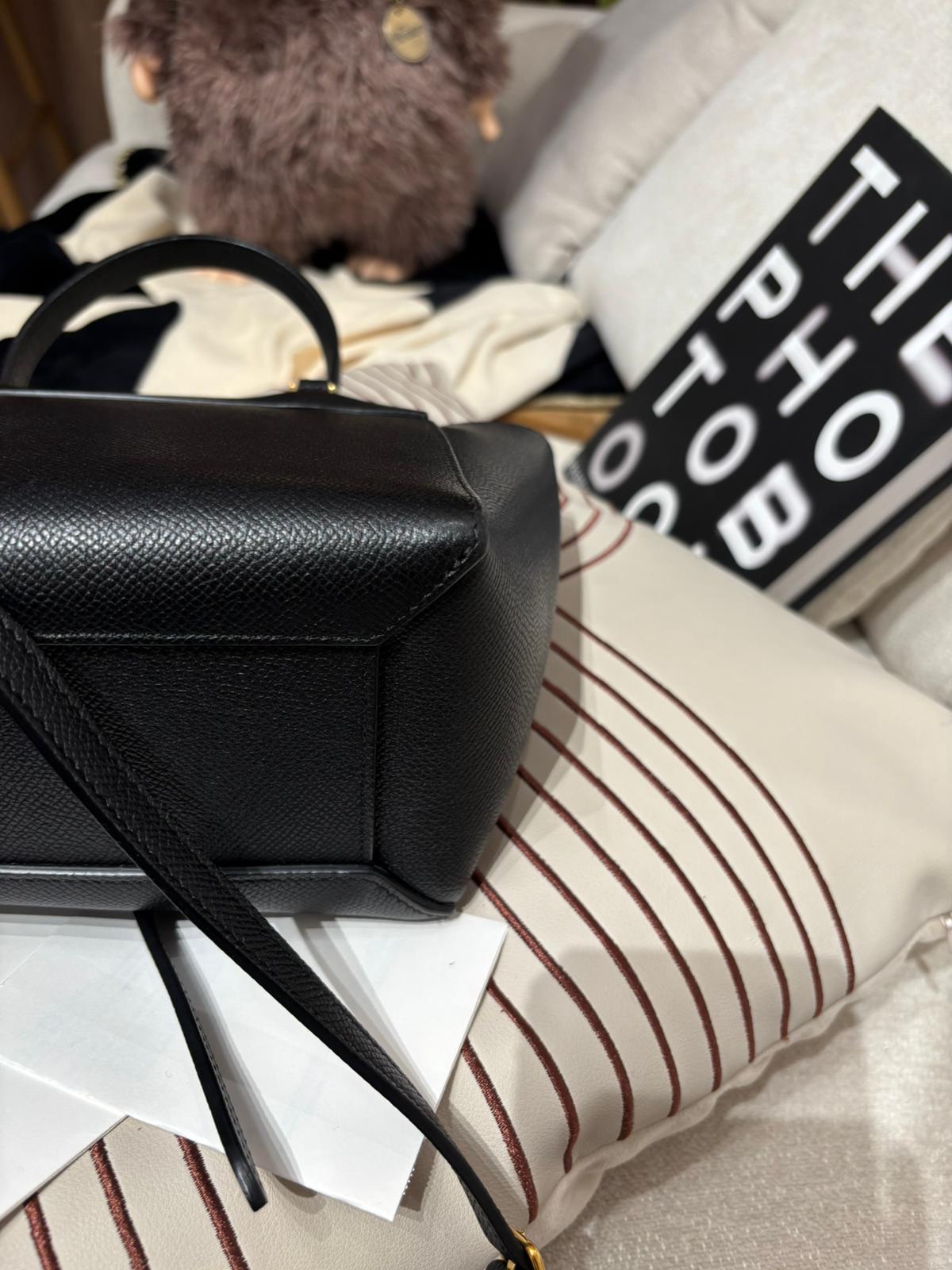 Celine nano belt bag 黑金牛皮 100%Authentic , 95%new ✅收據✅tap booklet✅dust bag