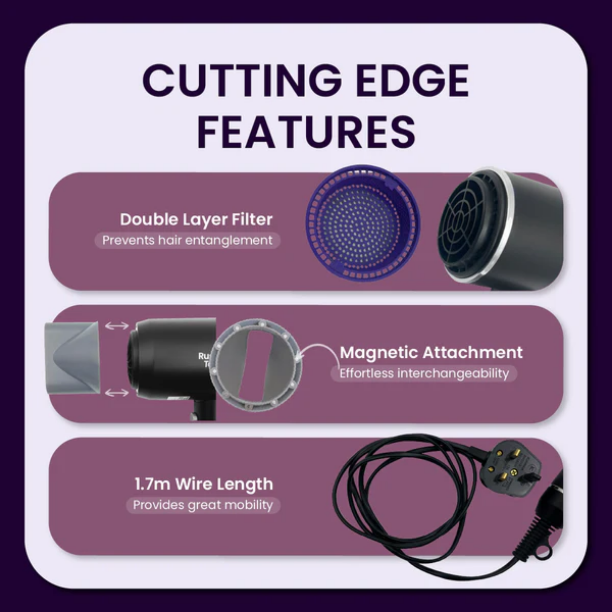 Russell Taylors Ionic Hair Dryer (HD2)