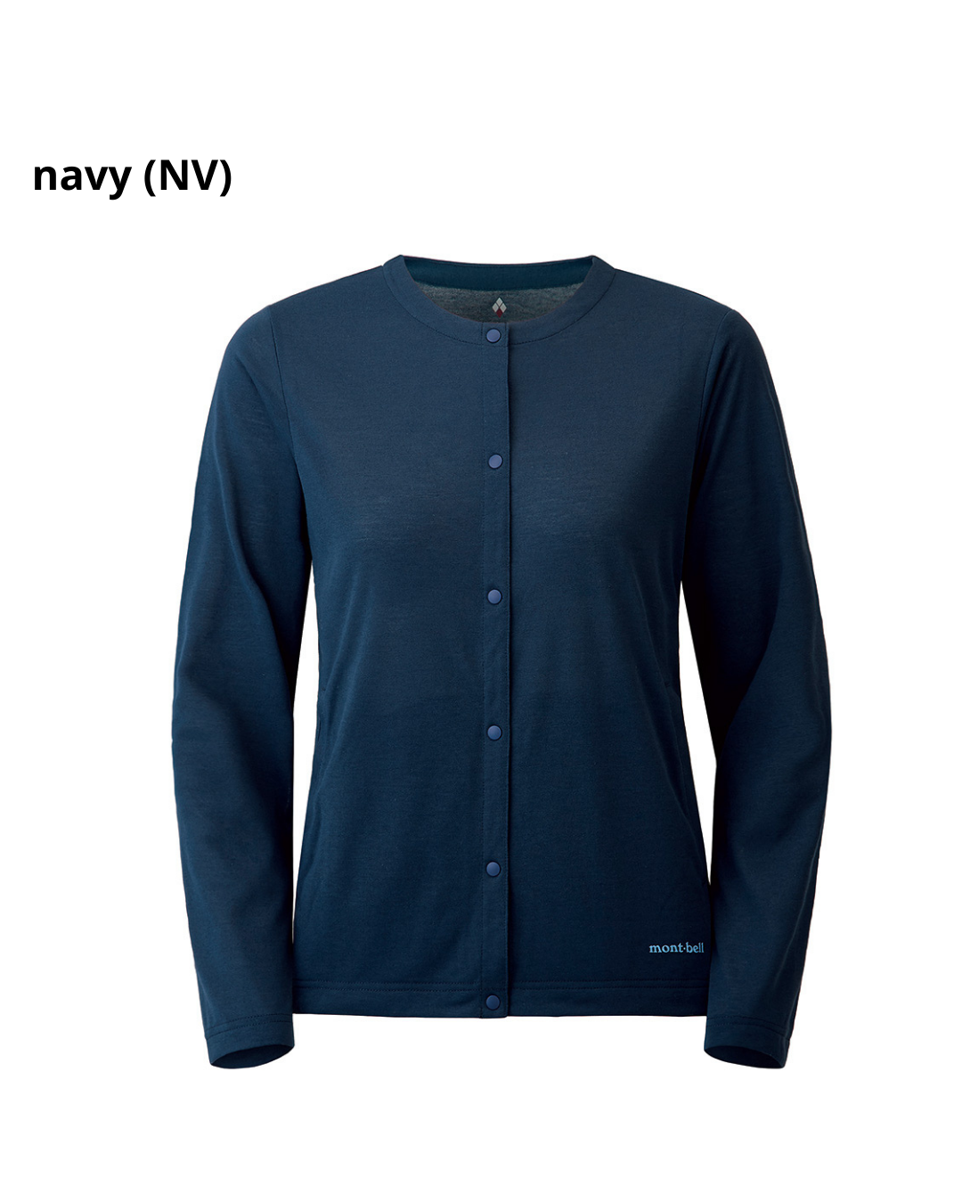 代購 【 日本 直送 montbell 女裝 wickron logo long sleeves cardigan  | 長袖 開胸外套 |  女性用  】