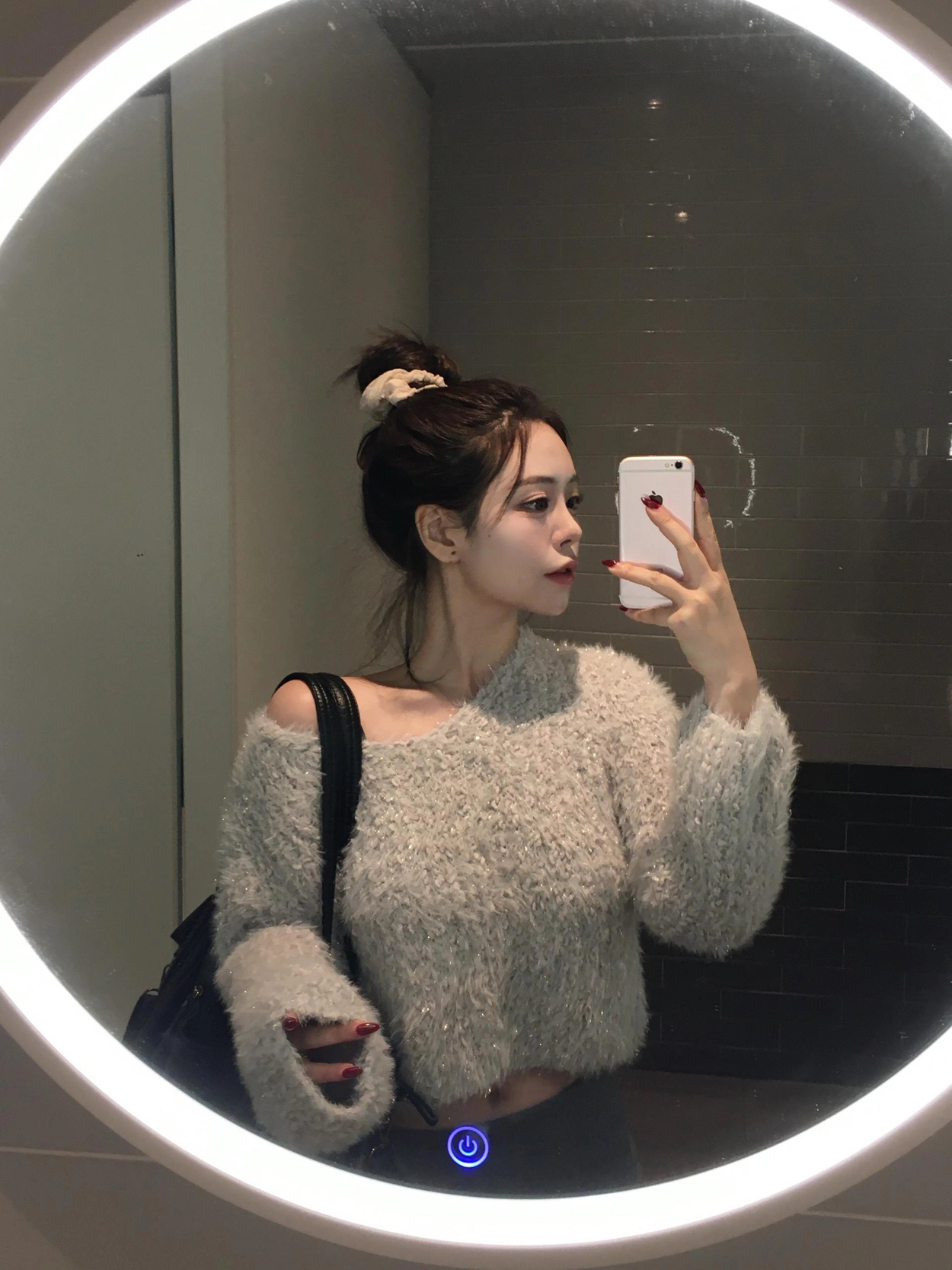 【 新品追加🥂| 一秒心動˚ʚɞ💓超級美Bling粒粒棉花糖～高質量兩穿針織上衣☁️🤍】Sparkle Marshmallow Knit Top(三色入)