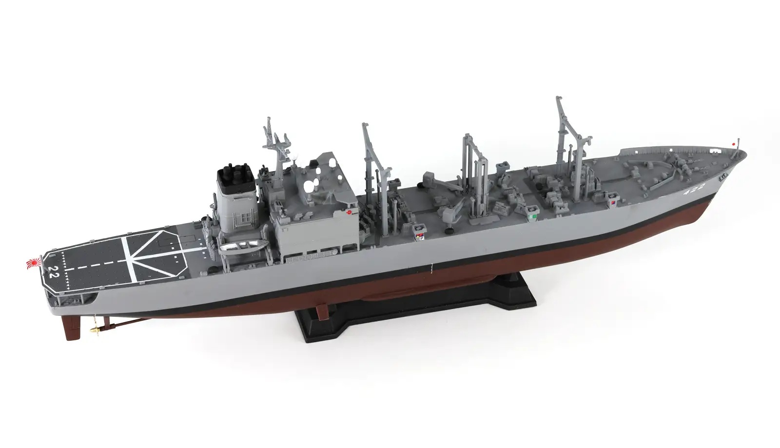1/700 JMSDF Replenishment Ship AOE-422 Towada (with Flag/Nameplate Etched Parts)