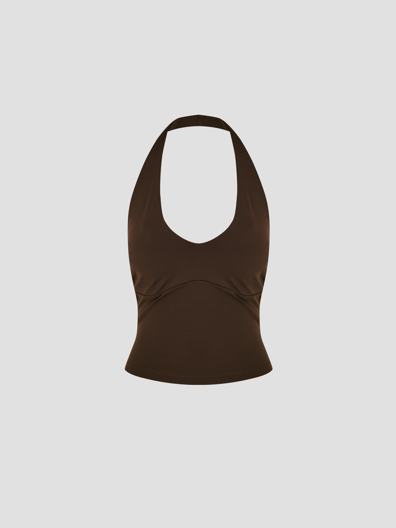 預購_Halterneck Sleeveless Bra Top with Built-in Cups by Conch