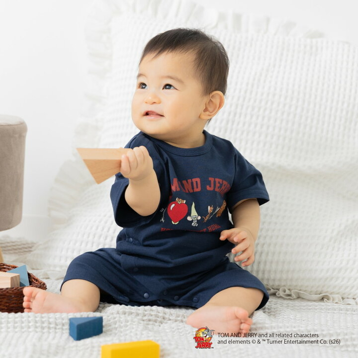🇯🇵預訂 日本直送🇯🇵Tom & Jerry四色人物印花短袖連身服