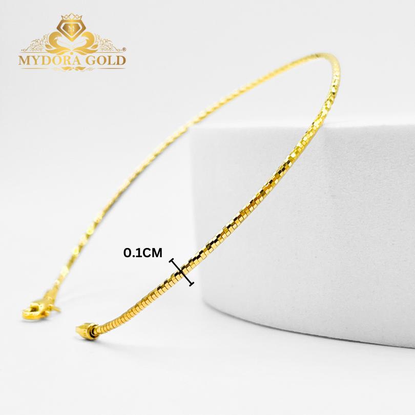 MYDORA Gelang Omega Lembut l EMAS 916/22K