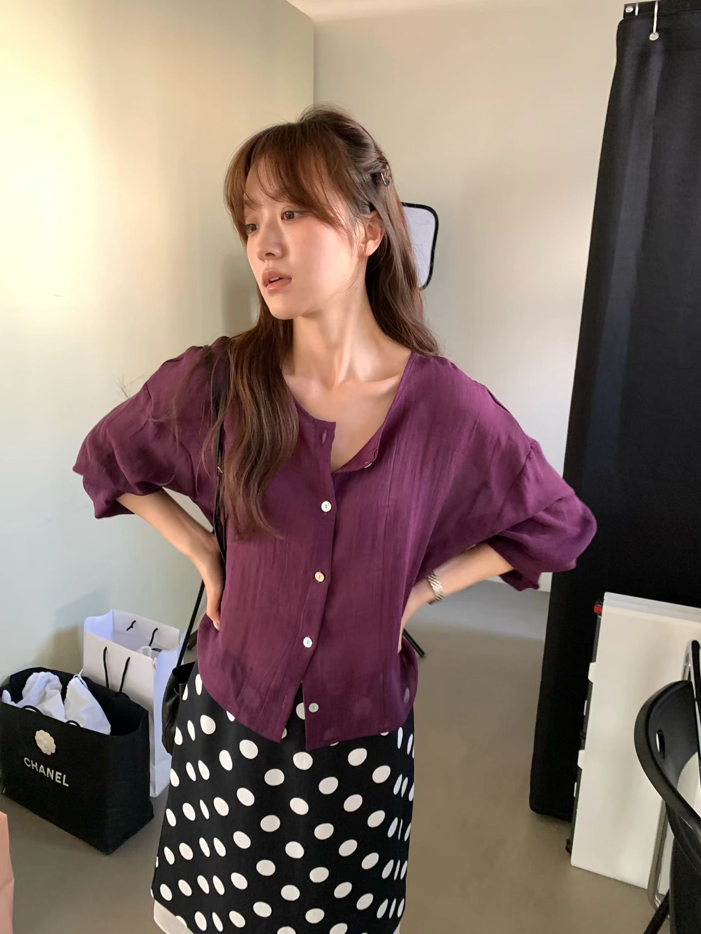 🇰🇷東大門女裝 | modern linen shirt