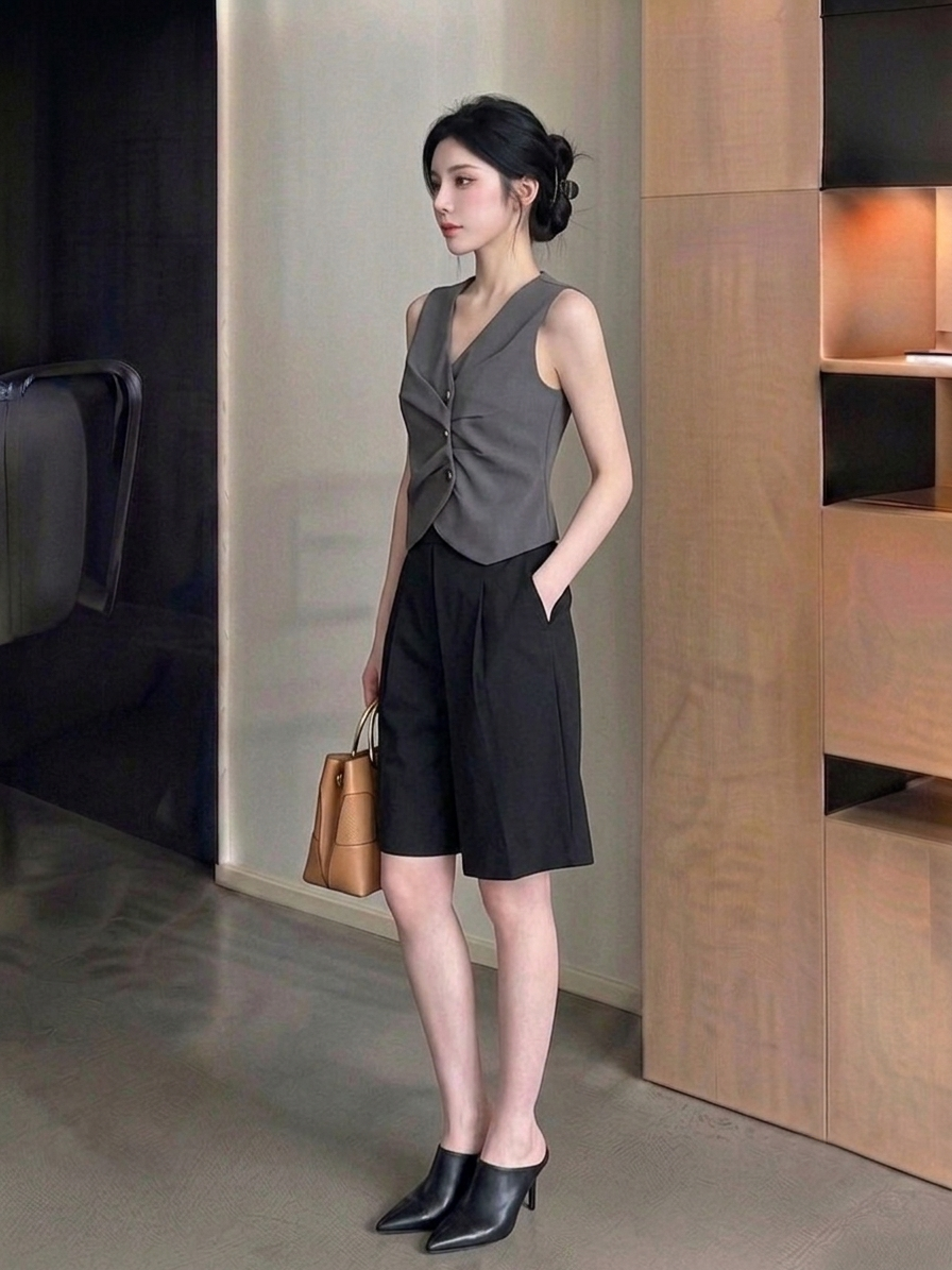 Asymmetrical Vest M240