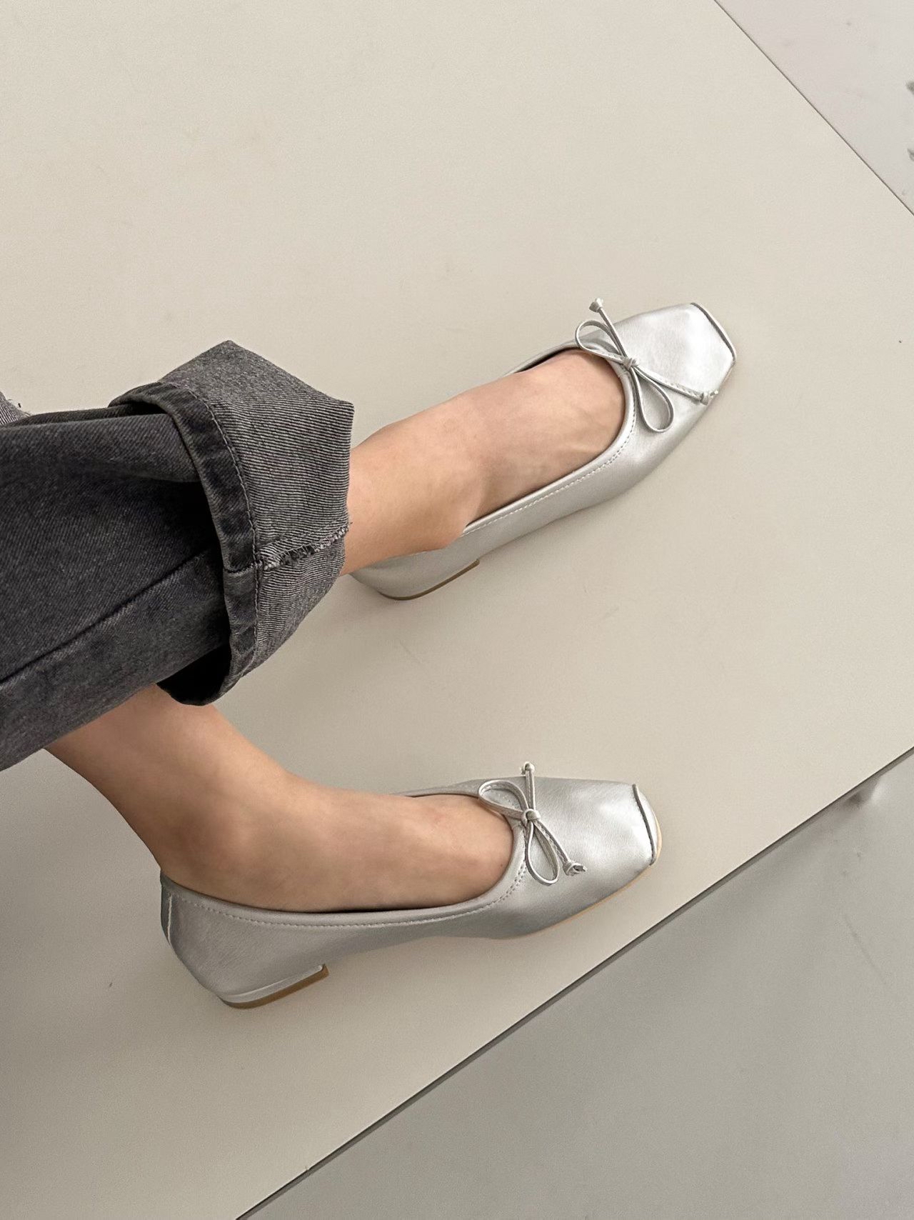 Classic ballet flat shoes