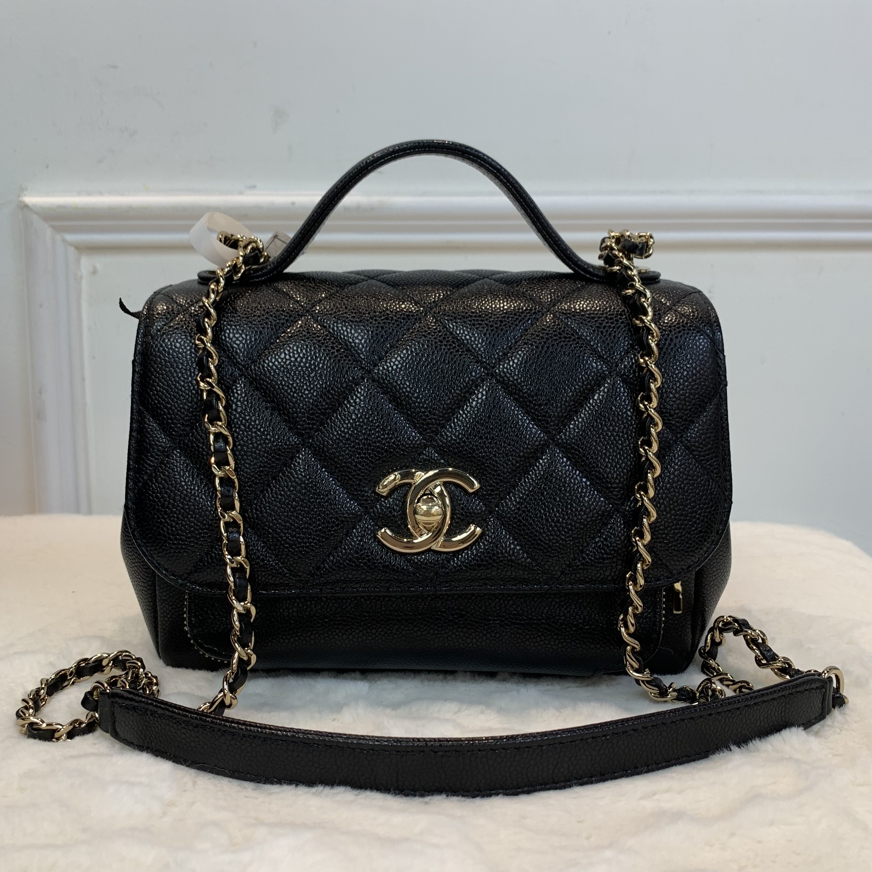 中環OL唔易撞款♥️Chanel 郵差包 Business Affinity Flap Bag