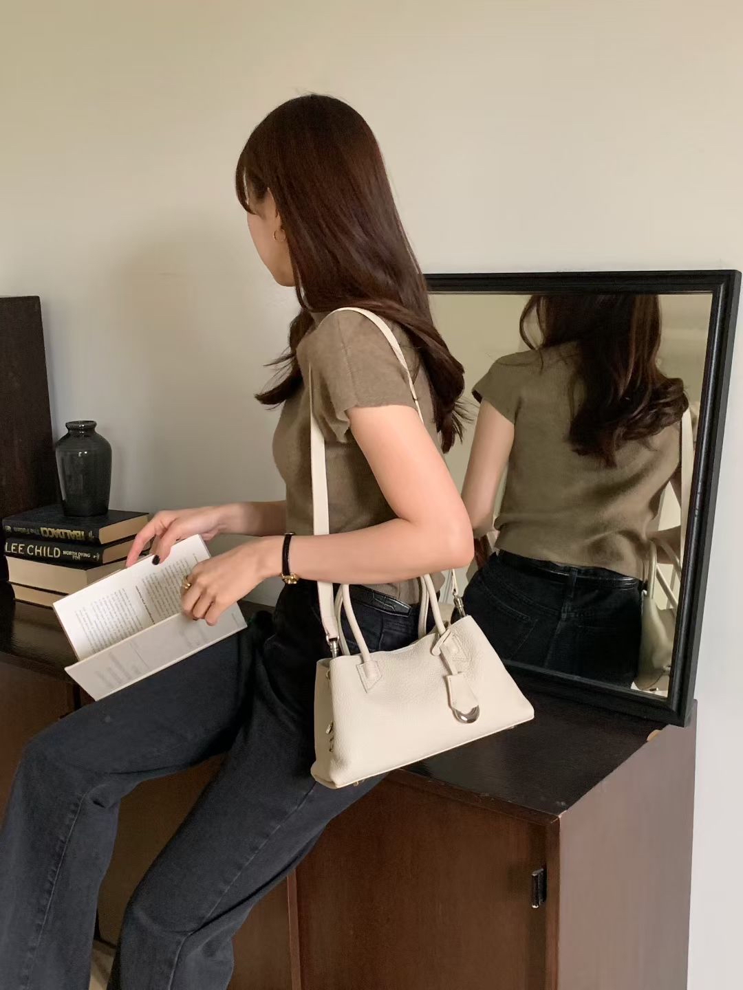 DM03_05  長柄橫Tote (4色)