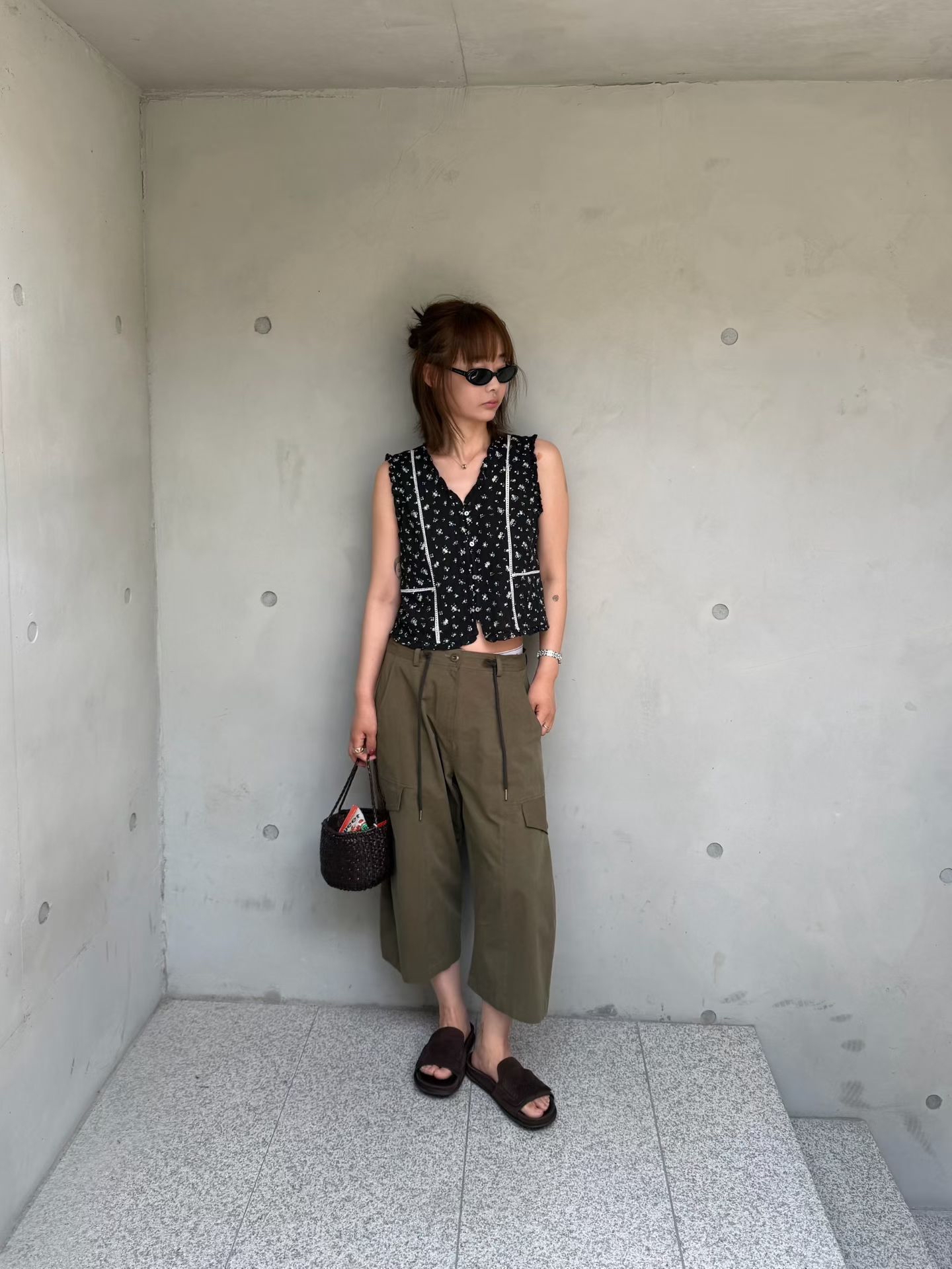 🇰🇷東大門女裝 | Flower sleeveless 