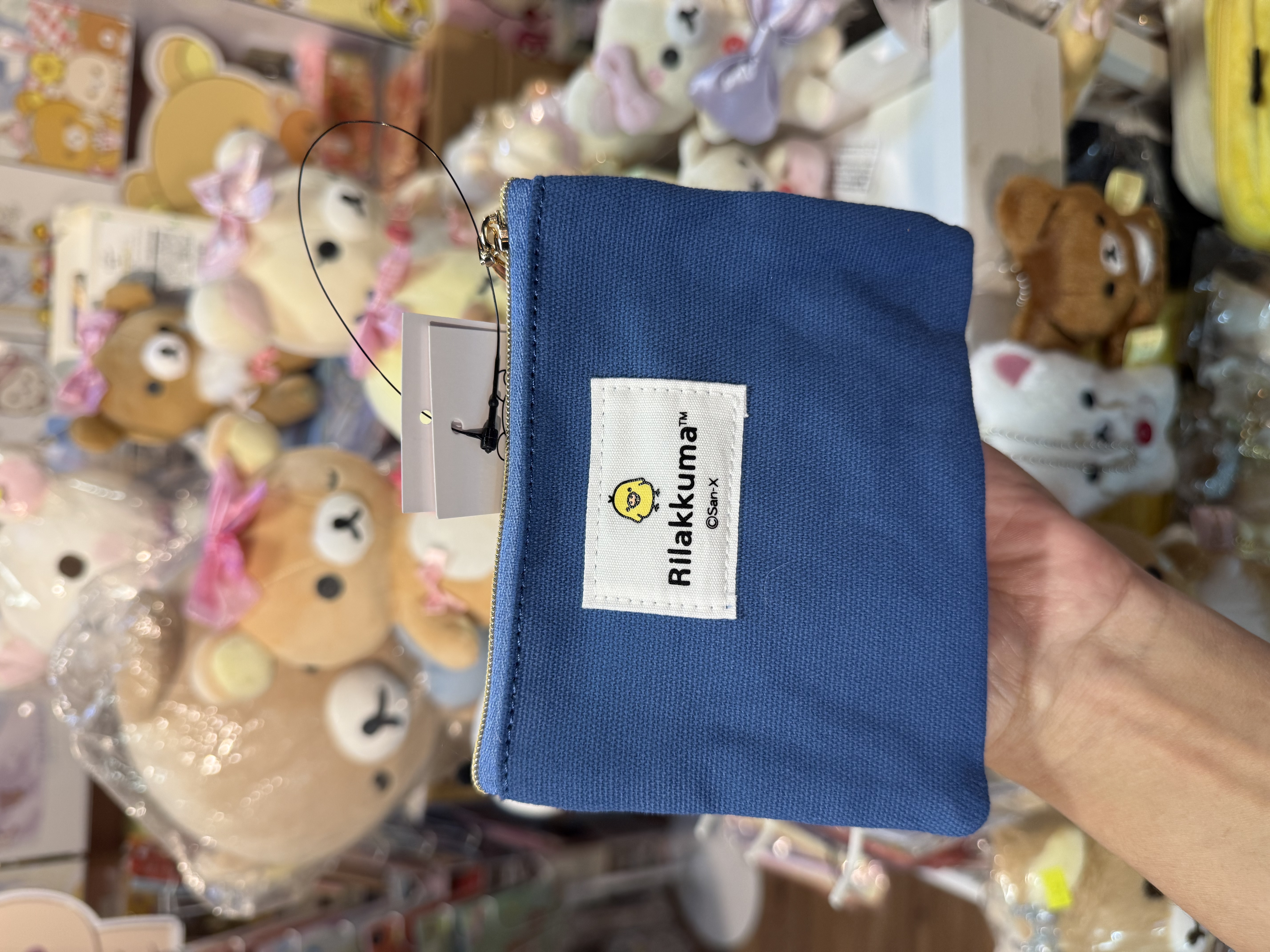 《現貨》全新日本專店限定 Rilakkuma立體頭仔小物袋