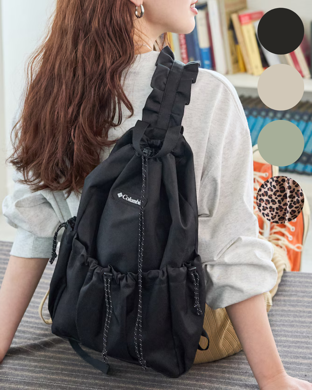 日本代購【﻿ 2026 新色  日本限定  Freak's Store x Columbia  束繩 背囊  | limited model woolley cove body bag | backpack 】