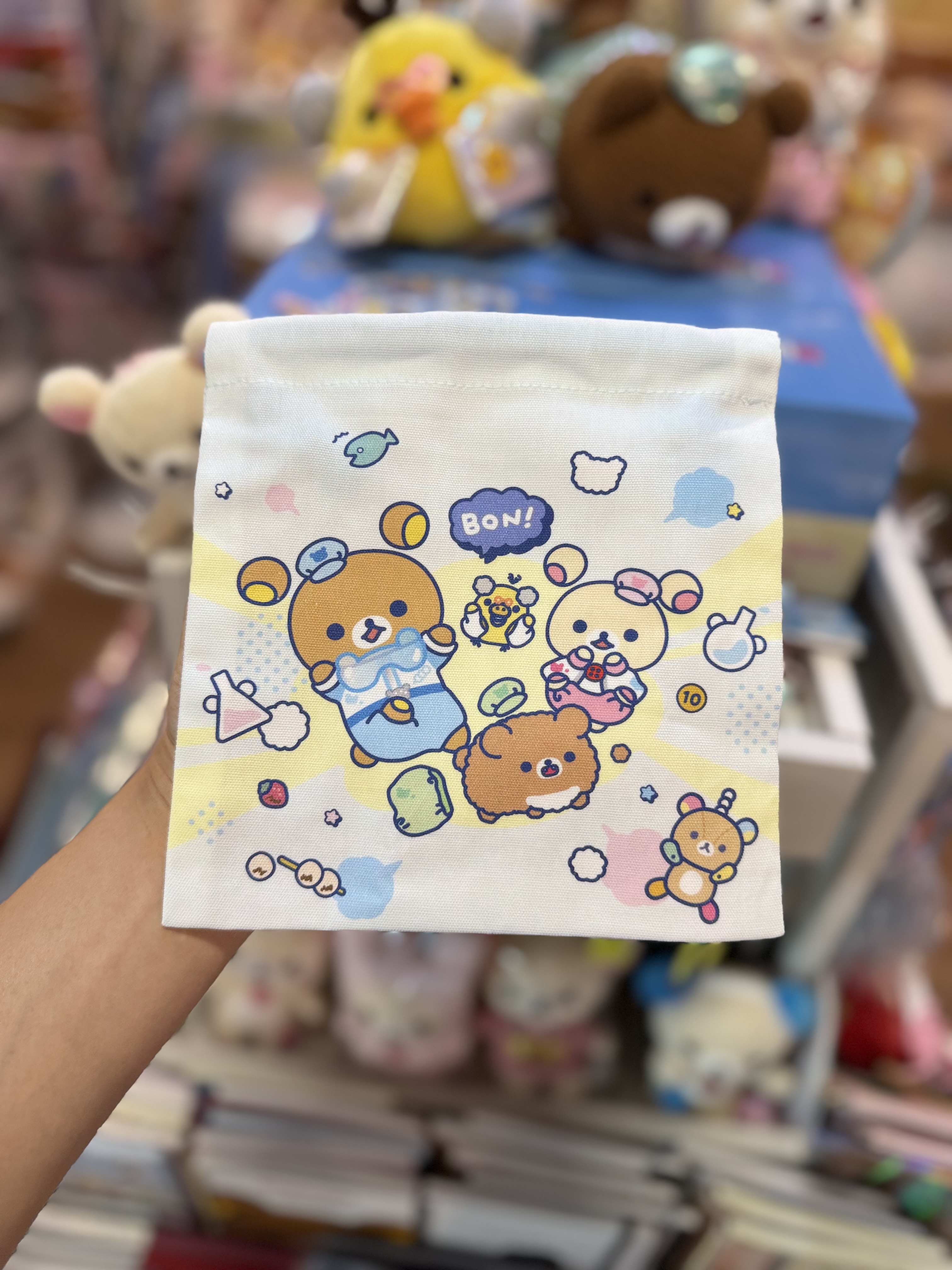 《現貨》全新日本專店限定rilakkuma實驗室系列索袋