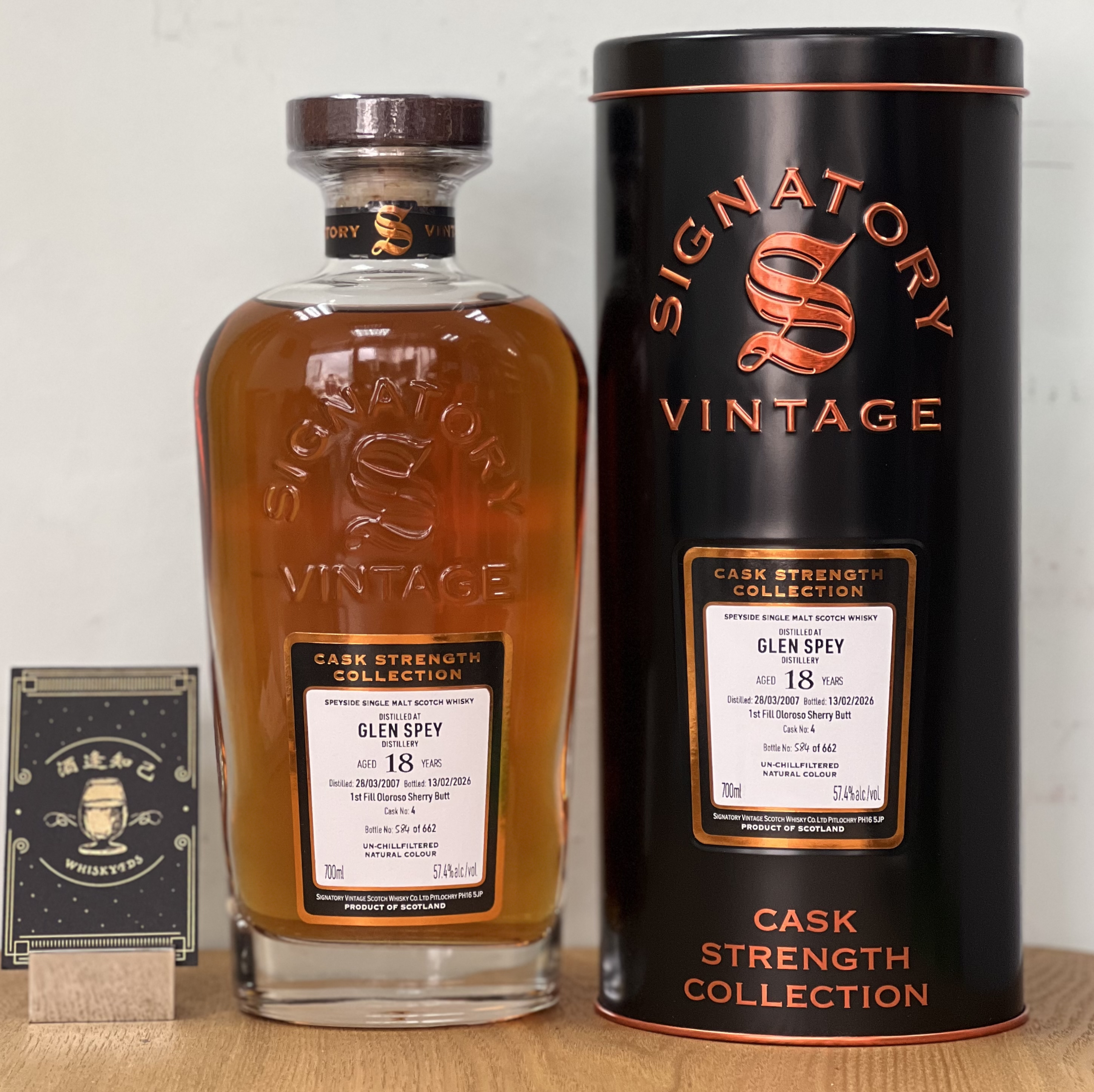 Signatory - Glen Spey 2007 18yo 57.4% 