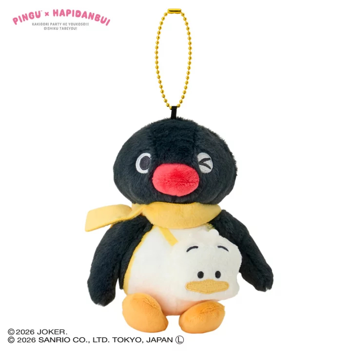 日本預訂📍日本Pingu x HAPIDANBUI得意公仔吊飾