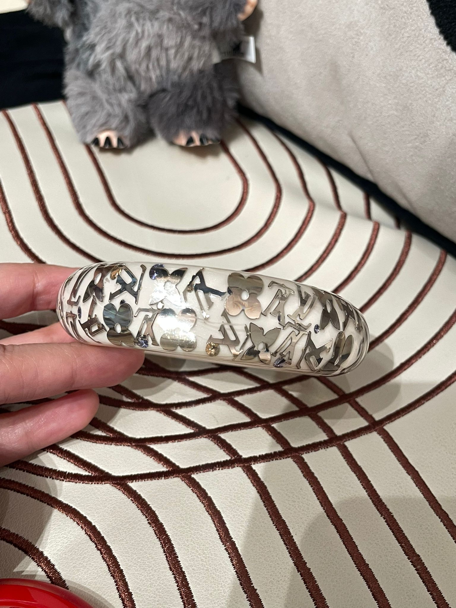 LV Inclusion Wide Bangle Bracelet 100%Authentic, 98%New