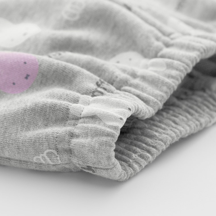 💚代購 台灣直送💚正版授權Miffy&Boris 兩色人物滿印毛圈長袖家居服上下套裝