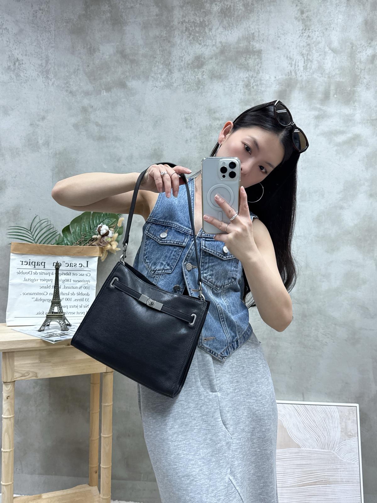 V領牛仔背心馬甲