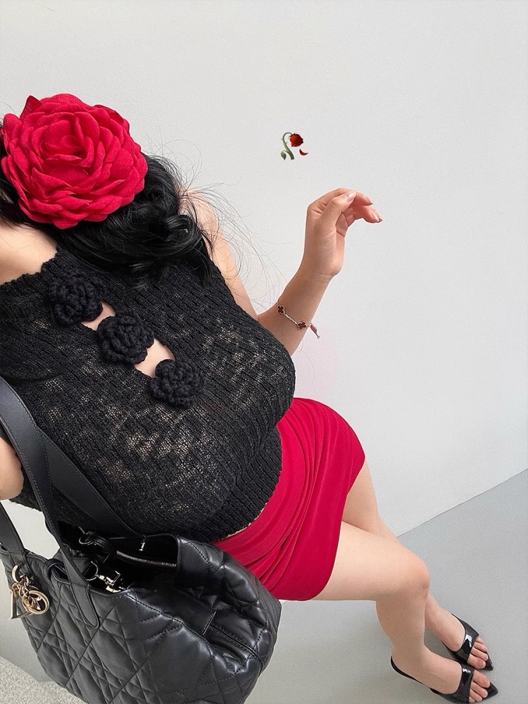 TP222无袖吊带上衣