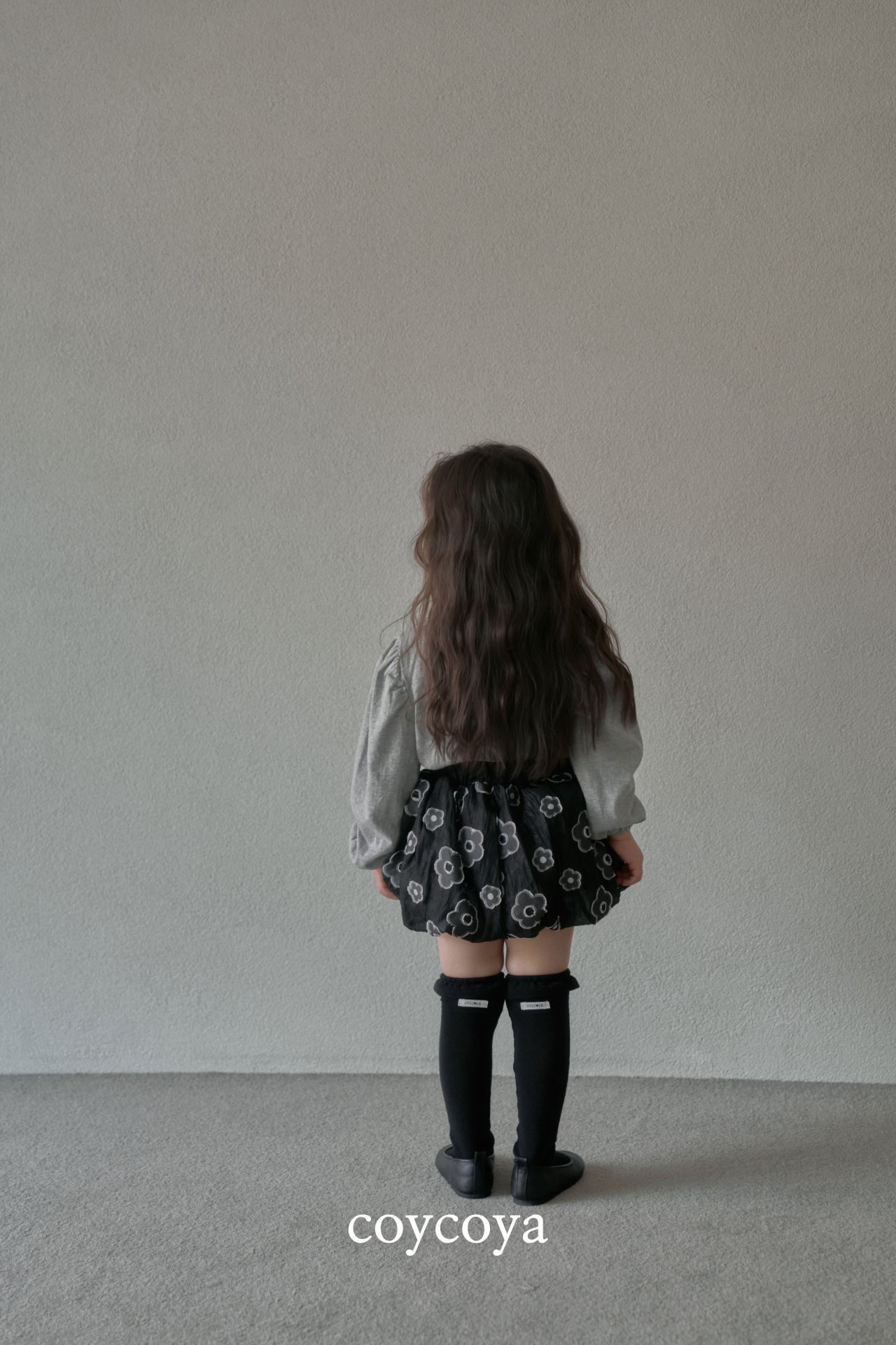 🌸預訂 韓國直送🌸🇰🇷COYCOYA兩色復古立體花花滿印南瓜裙