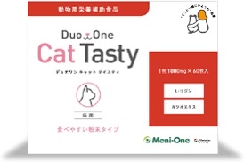 [日本空運直送現貨] Meni-One - 日本 Duo One 美尼喵 貓用純賴氨酸補充劑 (鰹魚味) 1000mg x 60支