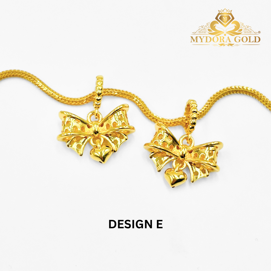 MYDORA Charm Lacy Ribbon Full Gold (5G) l EMAS 916/22K