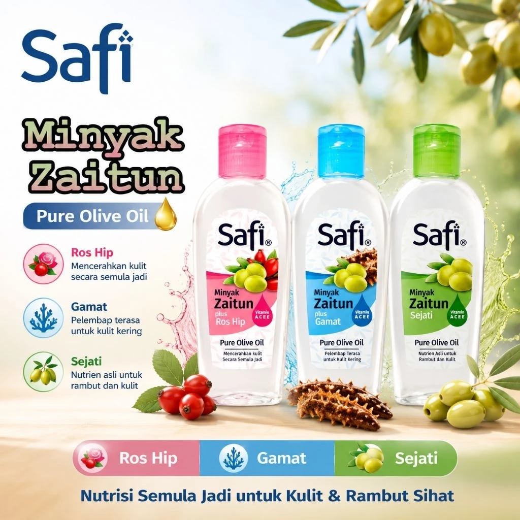 SAFI MINYAK ZAITUN 150ML / 50ML