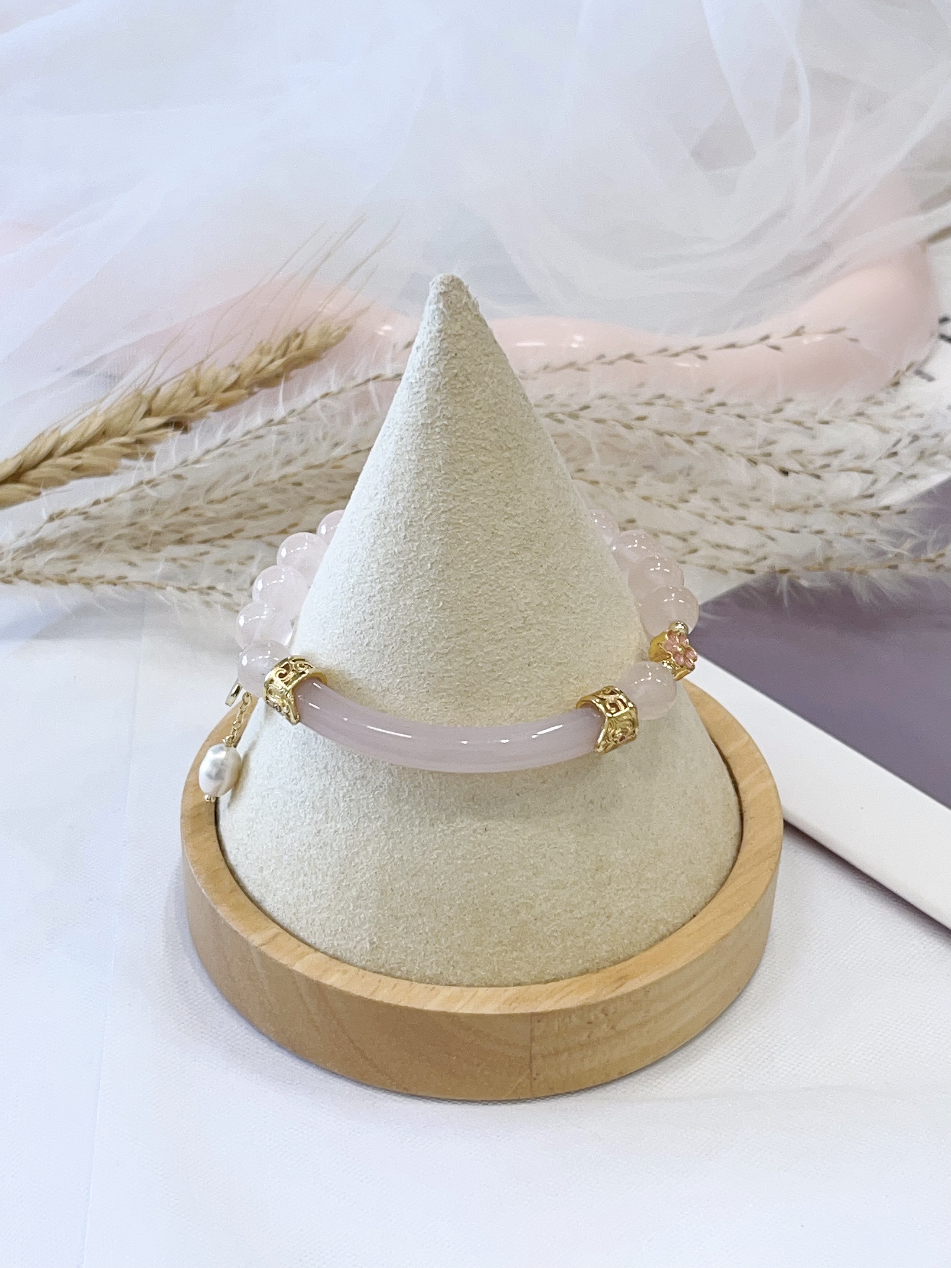 🌿 新中式半镯水晶手串 Bangle Bracelet ｜8mm