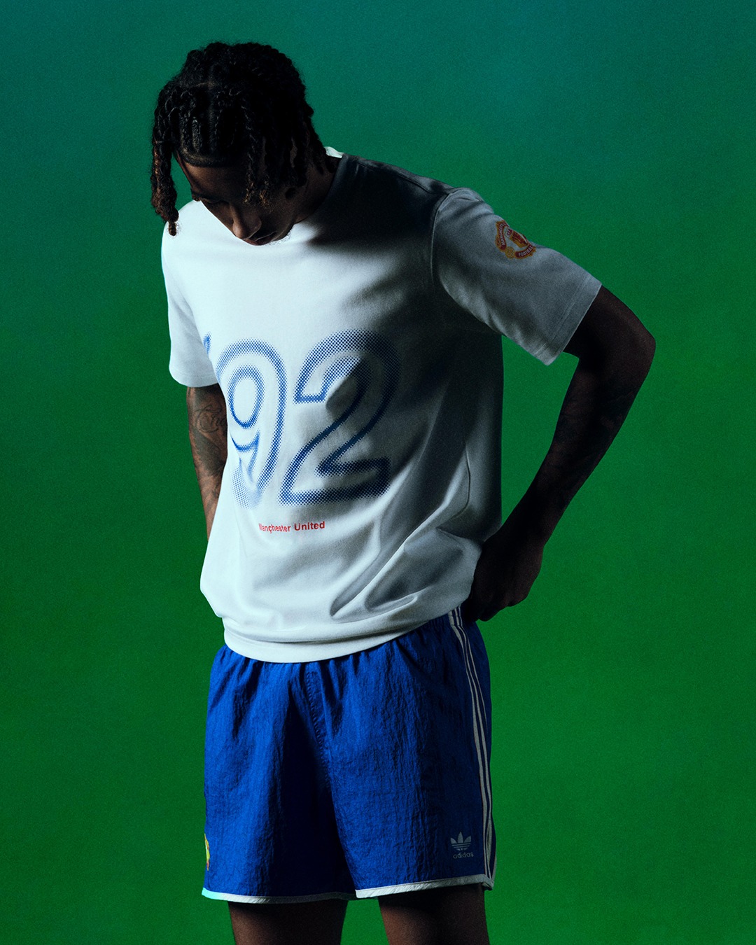 經典休閒美學 ⚽ Adidas Originals Manchester United 曼聯 1991/92 復古運動短褲 JD5816