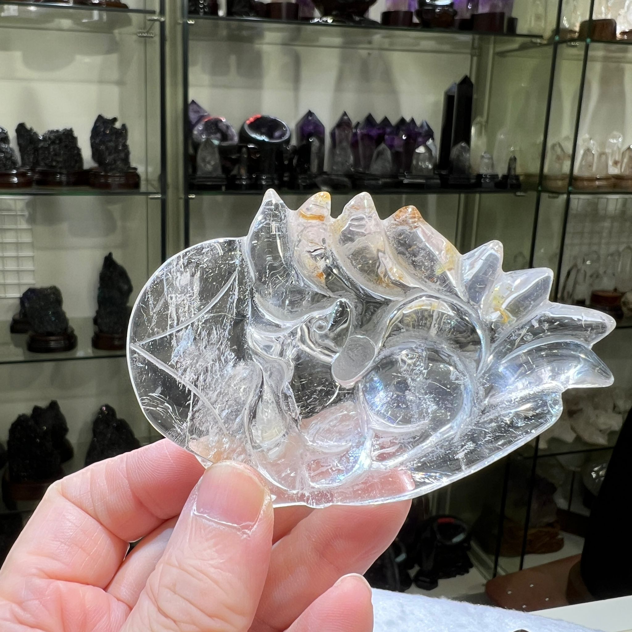 白水晶九尾狐 (連座) #3