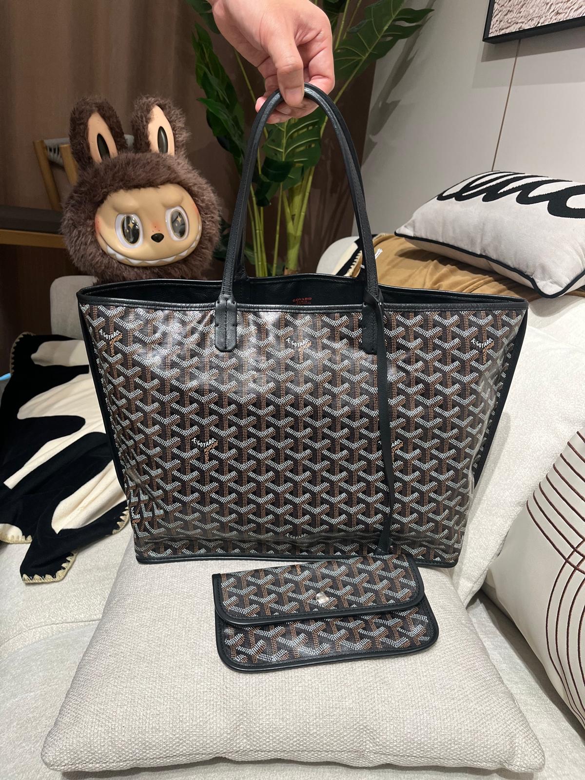 Goyard Anjou pm noir 100%Authentic,98%new✅dust bag✅pouch